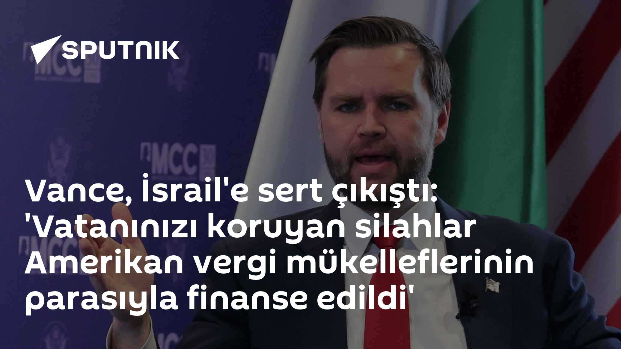 Vance, İsrail'e sert çıkıştı: 'Vatanınızı koruyan silahlar Amerikan vergi mükelleflerinin parasıyla finanse edildi'