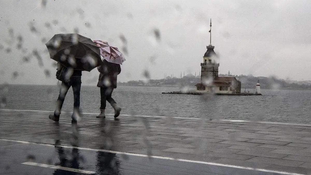 İstanbul'un Avrupa Yakası'nda kuvvetli sağanak bekleniyor