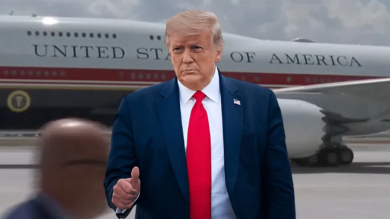 Trump'ın uçağını kaç kişi takip etti? Radar uygulaması kilitlendi