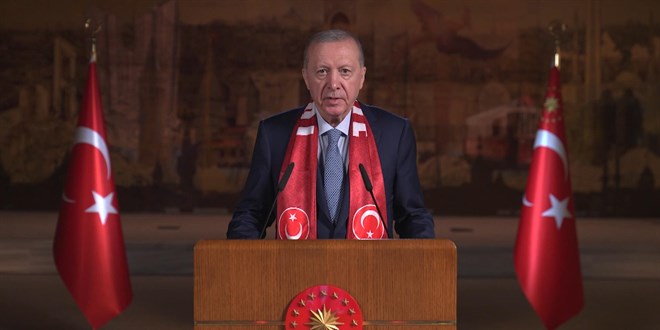 Cumhurbaşkanı Erdoğan'dan Milli Takım'a mesaj
