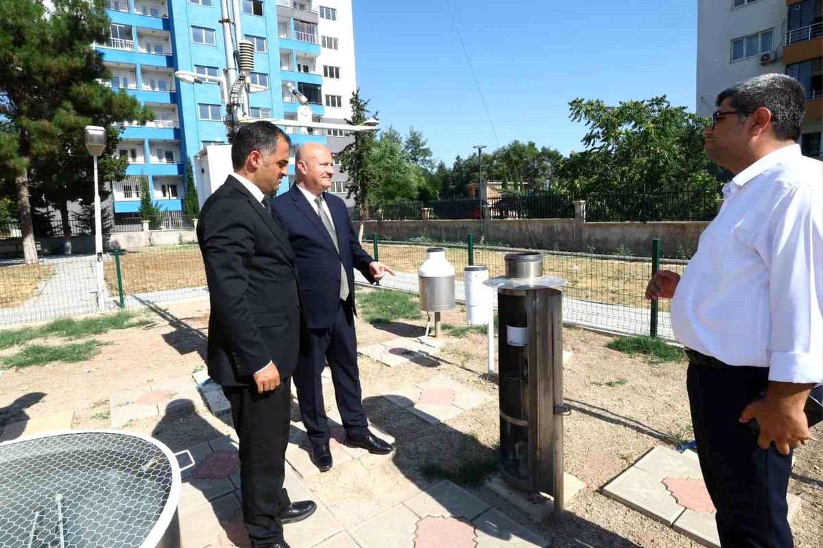 Vali Küçük, meteoroloji müdürlüğünü ziyaret etti