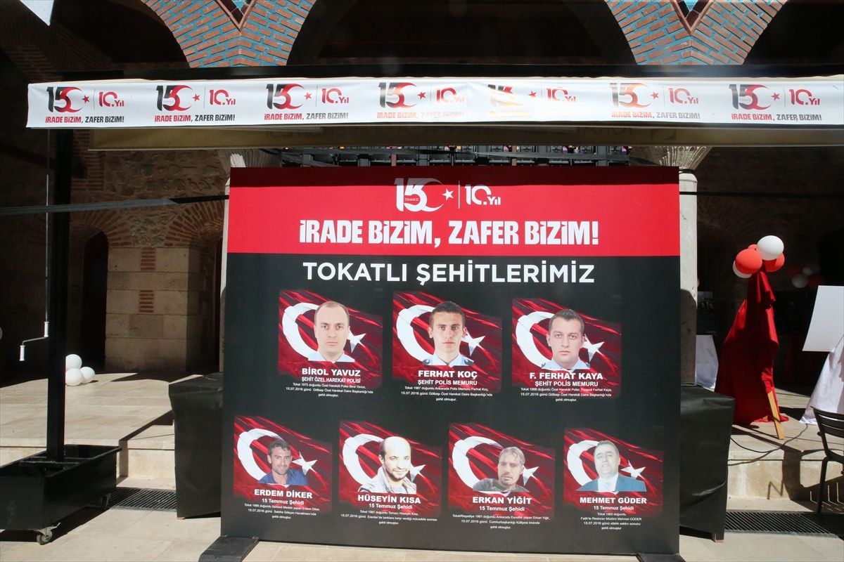 Tokat'ta 15 Temmuz dolayısıyla "Anma ve Deneyimleme Çadırı" kuruldu