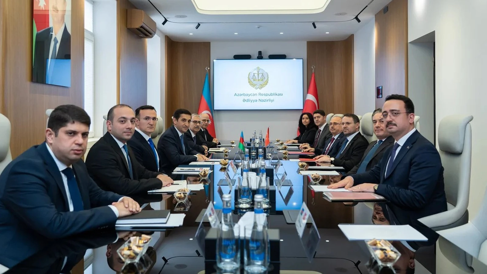 Adalet Bakanı Gürlek, Azerbaycanlı mevkidaşı Ahmadov ile bir araya geldi
