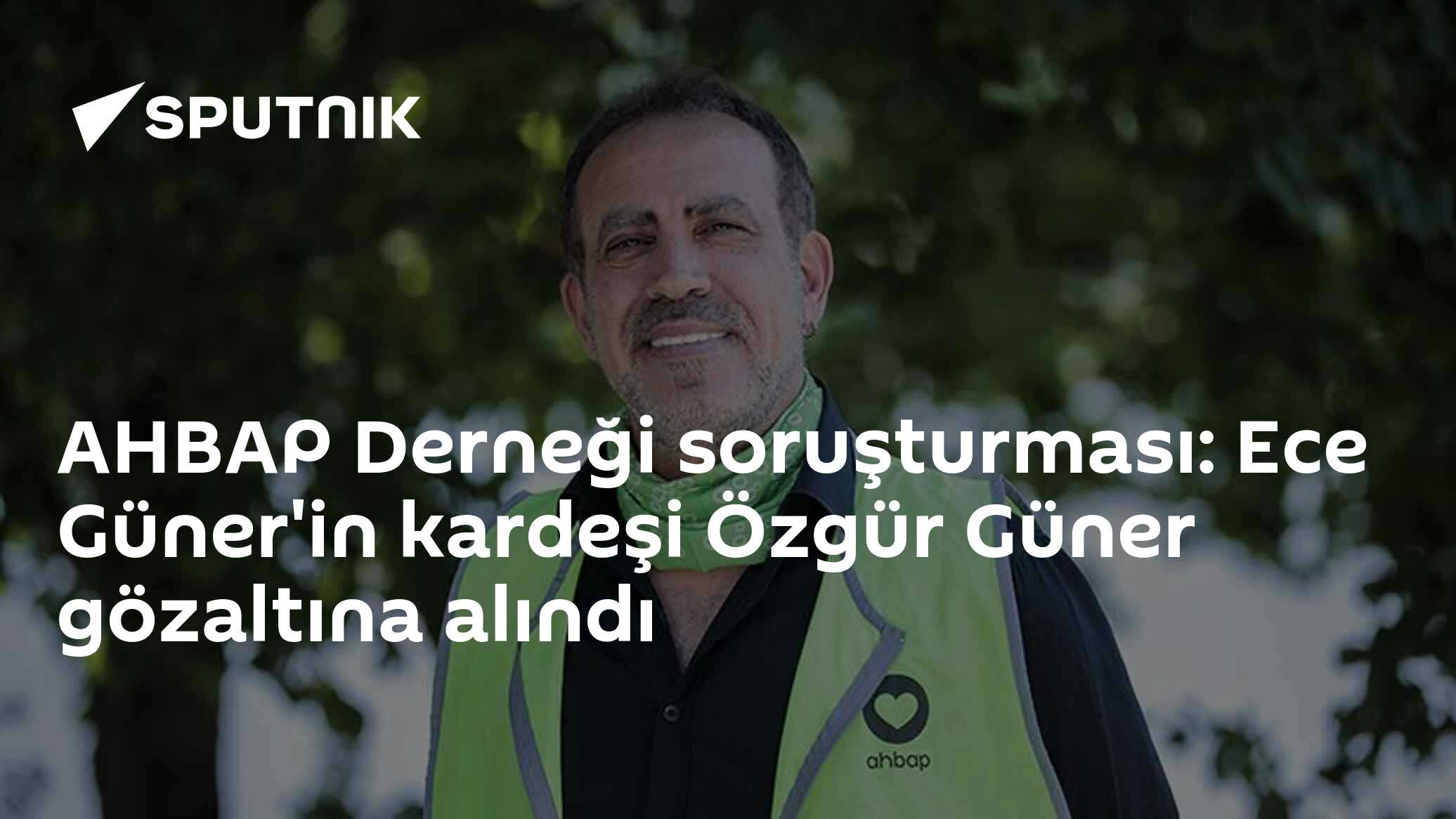AHBAP Derneği soruşturması: Ece Güner'in kardeşi Özgür Güner gözaltına alındı