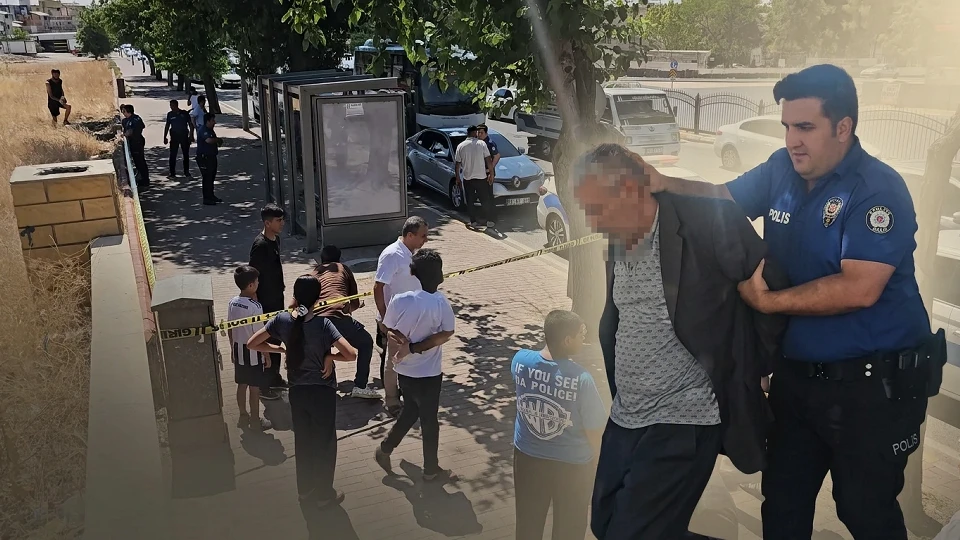 Durakta silahlı saldırı Şanlıurfa: Olay yerine gelen ekipleri bekleyip teslim oldu