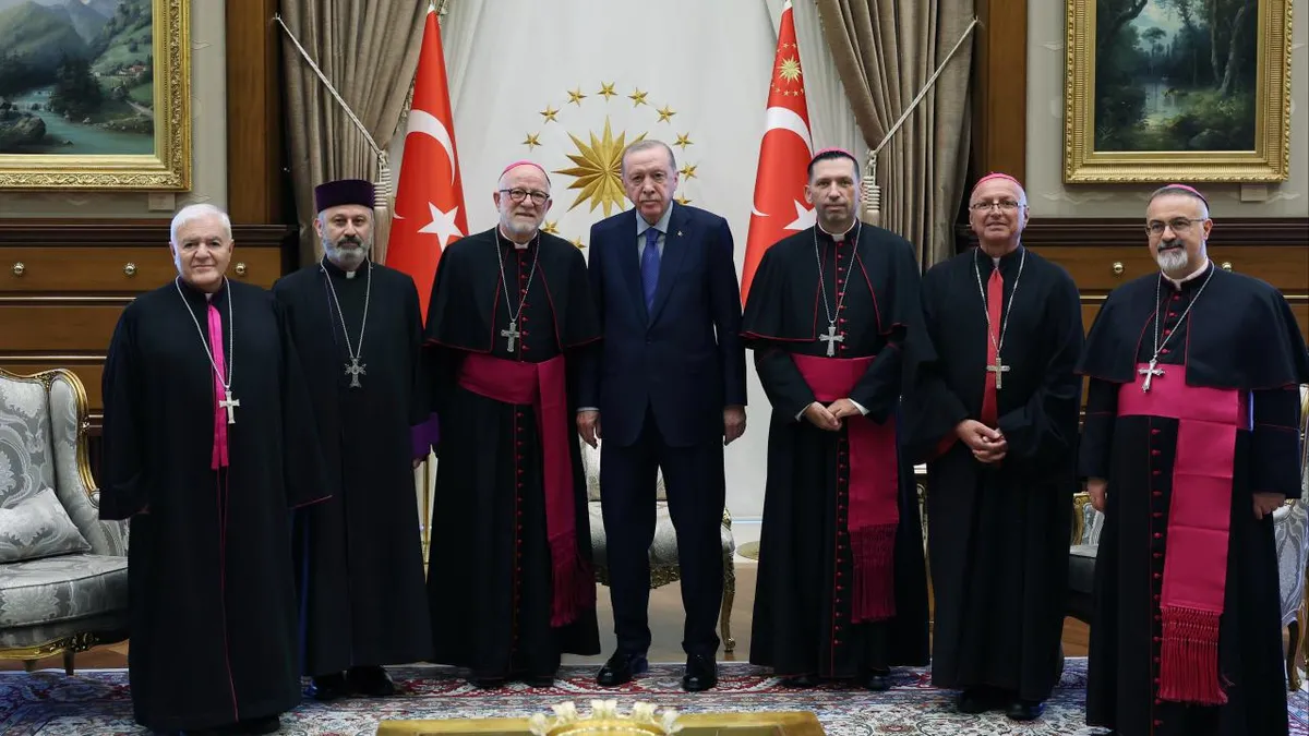 Başkan Erdoğan Türkiye Katolik Episkoposlar heyetini kabul etti