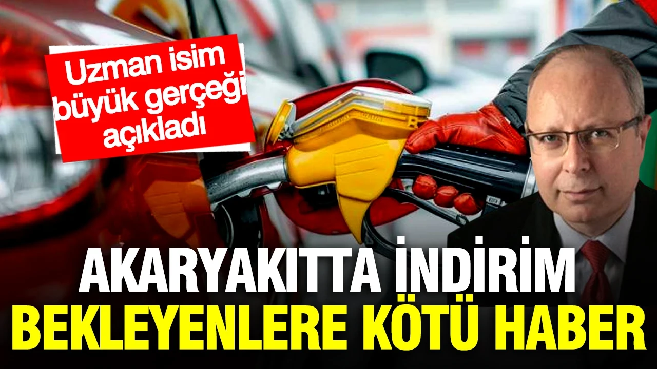 Akaryakıtta indirim bekleyenlere kötü haber: Alaattin Aktaş açıkladı