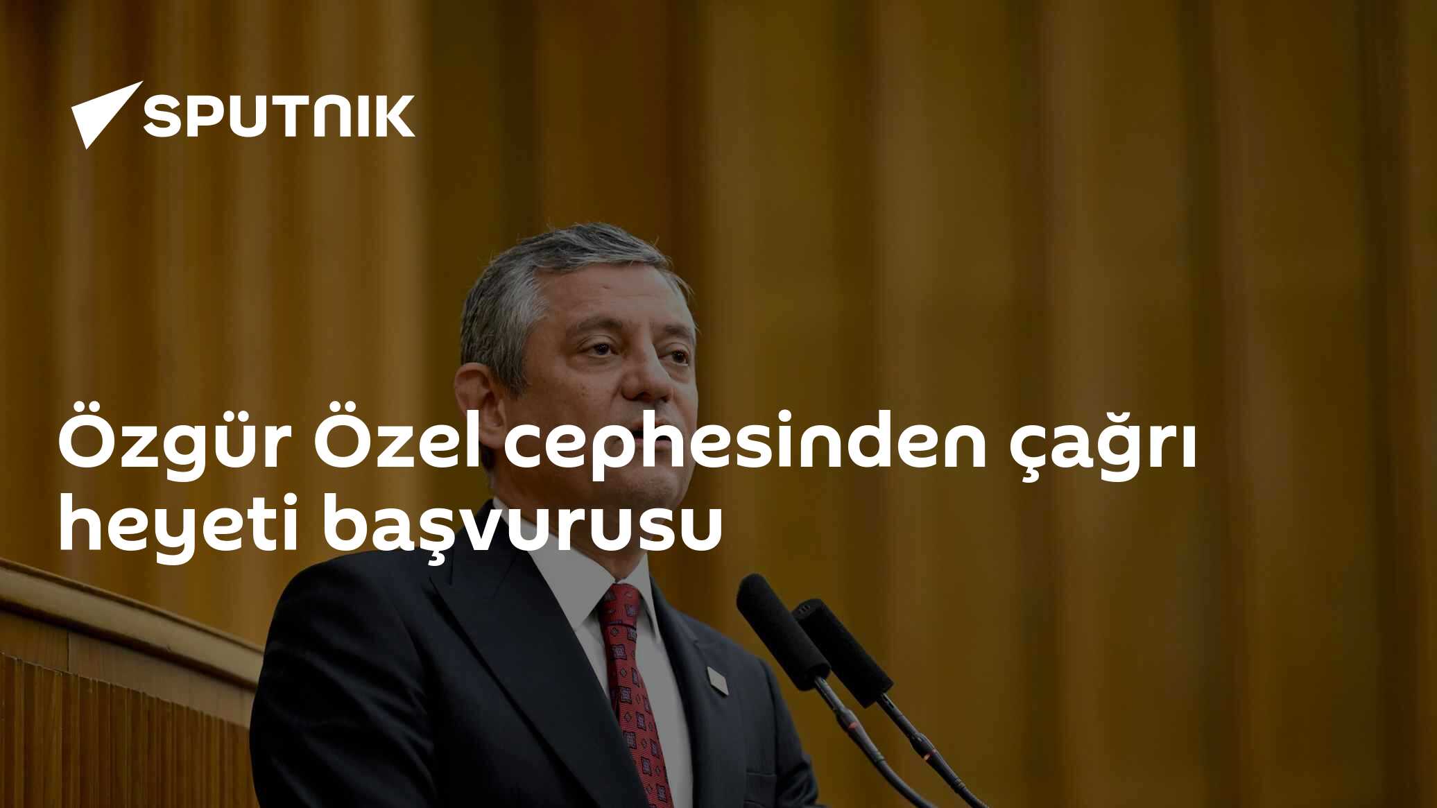 Özgür Özel cephesinden çağrı heyeti başvurusu