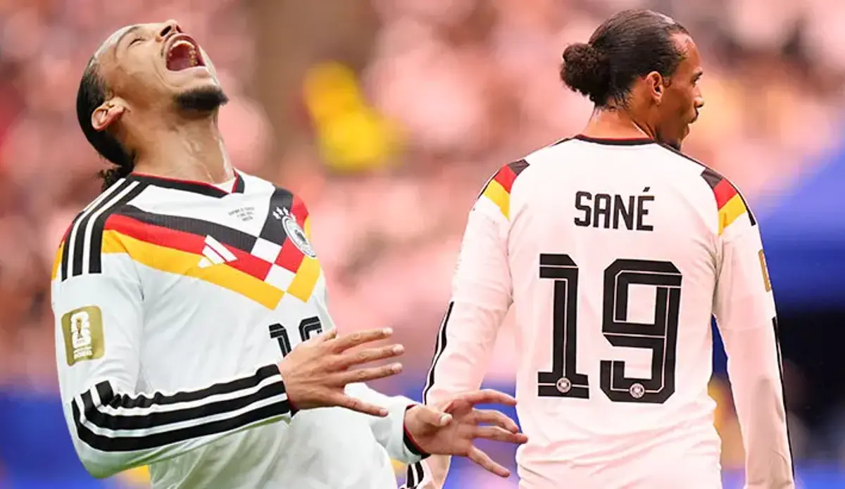 Almanya gövde gösterisi yaptı, Leroy Sane'nin kaçırdığı gol gündem oldu
