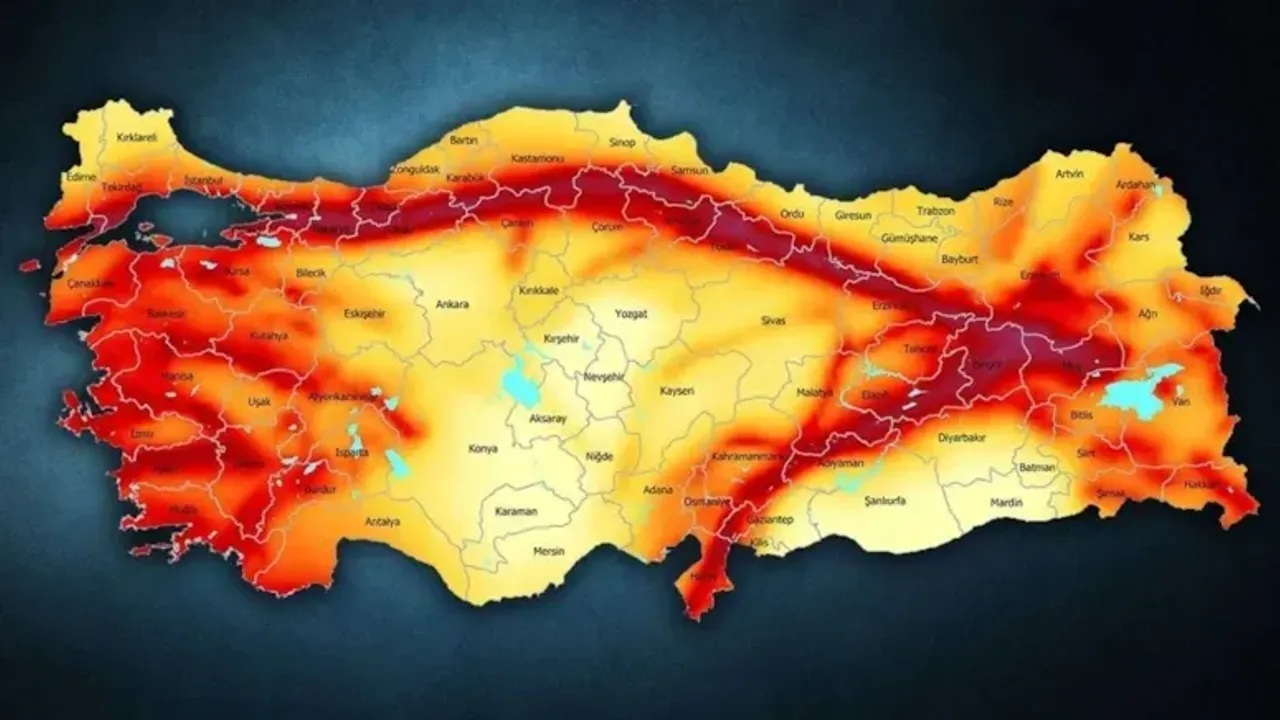 Türkiye'nin fay haritası açıklandı: Diri fay sayısı 700'e yükseldi!