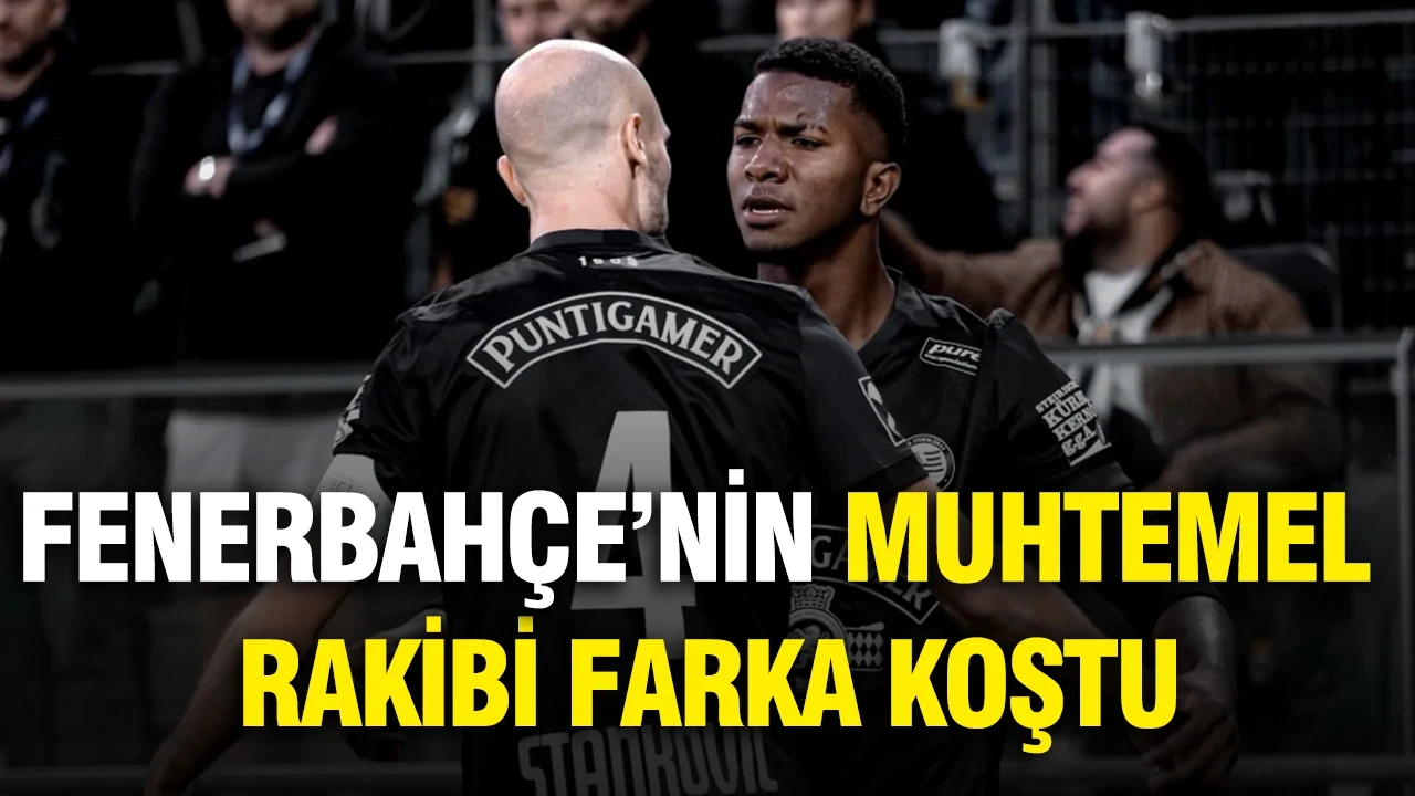 Fenerbahçe'nin muhtemel rakibi Sturm Graz farklı kazandı: İşte gecenin sonuçları