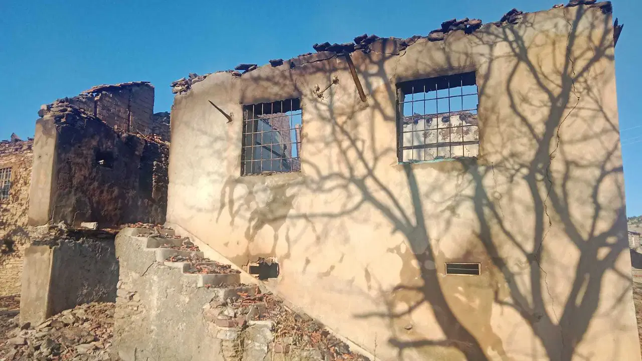Malatya'da evde çıkan yangın ormana sıçradı: 2 ev zarar gördü