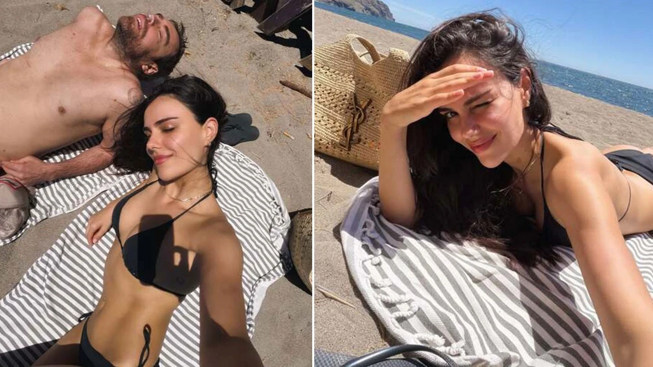 Özgü Kaya ve Murat Dalkılıç'tan Yunanistan çıkarması! Tatil pozları sosyal medyayı salladı