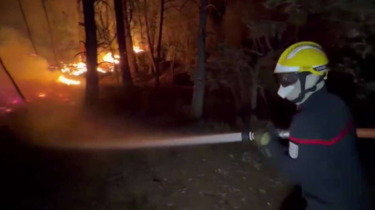 Fransa'da orman yangını: 2 bin dönüm kül oldu.