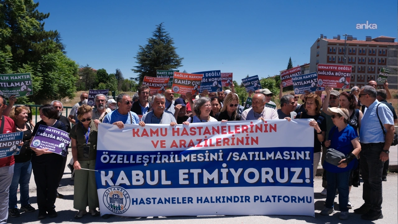 Eskişehirli yurttaşlardan hastane alanlarının özelleştirilmesine tepki