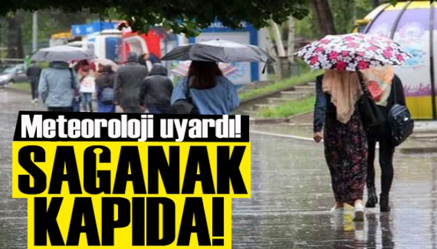 Meteoroloji'den uyarı: 2 bölgede gök gürültülü sağanak bekleniyor