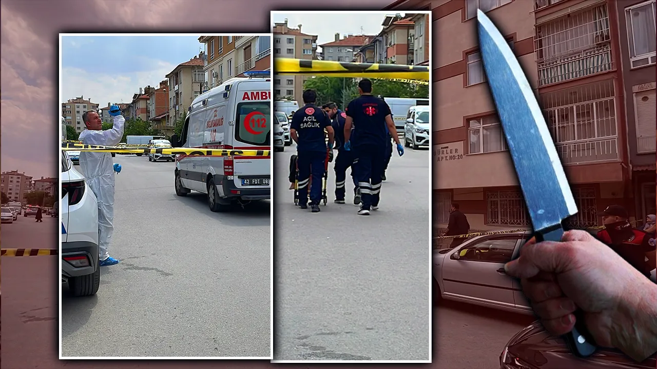 Konya’da dehşet evi! Üvey annesi ve kardeşini boğazını keserek öldürdü