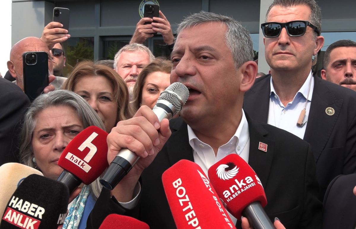 Özgür Özel: Siz bugün tarihin doğru tarafındasınız