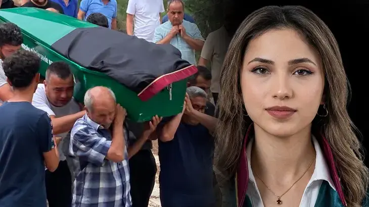 24 yaşındaki avukat Tuğçe, cübbesi ile son yolculuğuna uğurlandı