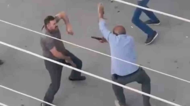 Başkentte kan donduran kavga kamerada