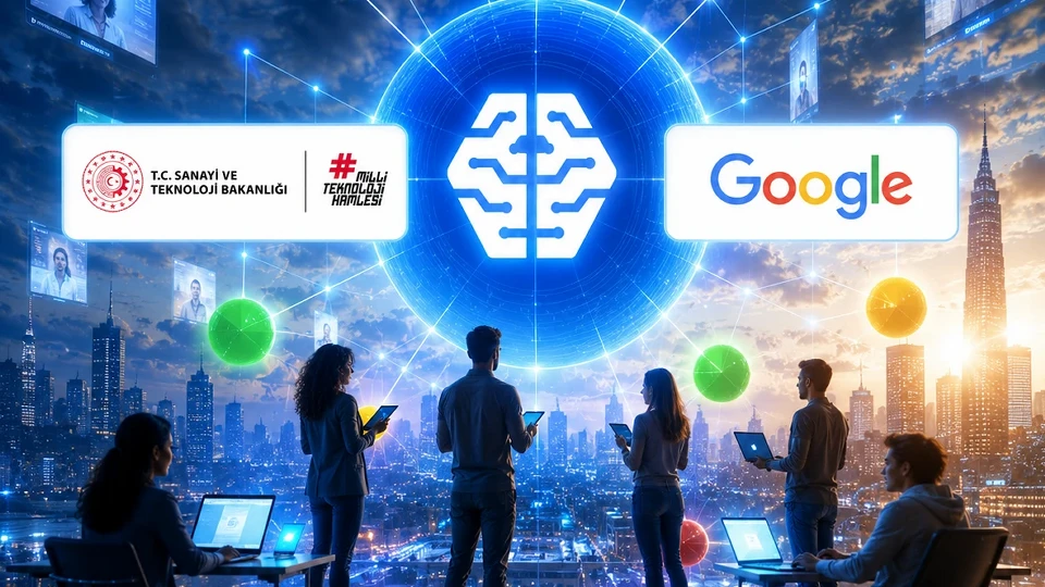 Google ve Sanayi Bakanlığı yapay zeka için el ele verdi: 2035 hedefi büyük