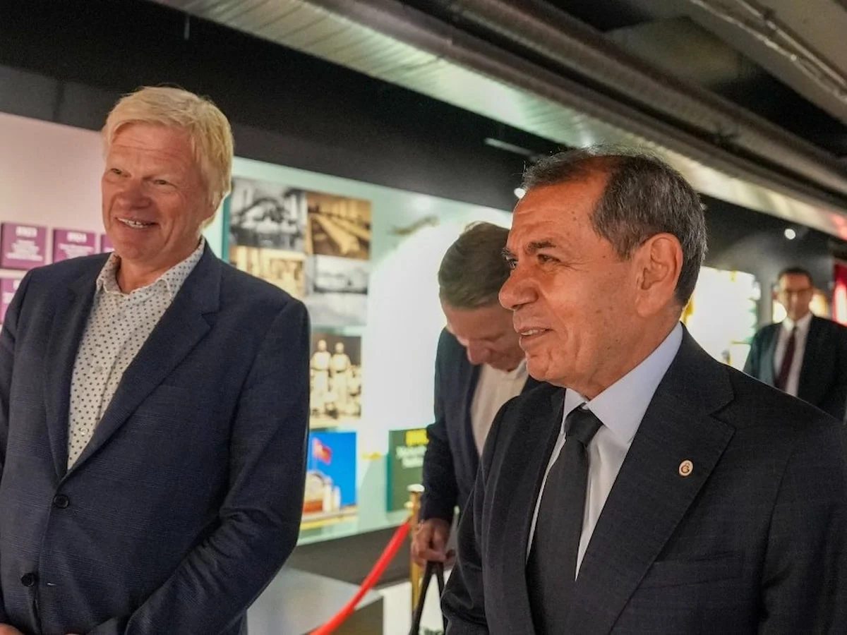 Oliver Kahn'dan Galatasaray Başkanı Dursun Özbek'e ziyaret