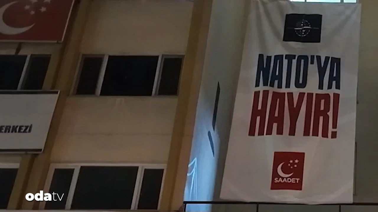 NATO bitti cezası bitmedi: Pankartlar indirildi