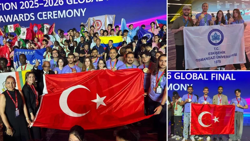 Küresel teknoloji yarışında Türk imzası: Üniversiteli gençler Çin'de ödül aldı