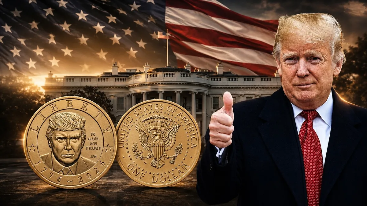 Trump'a 'altın para'! Portesi 1 doların üzerine basılacak
