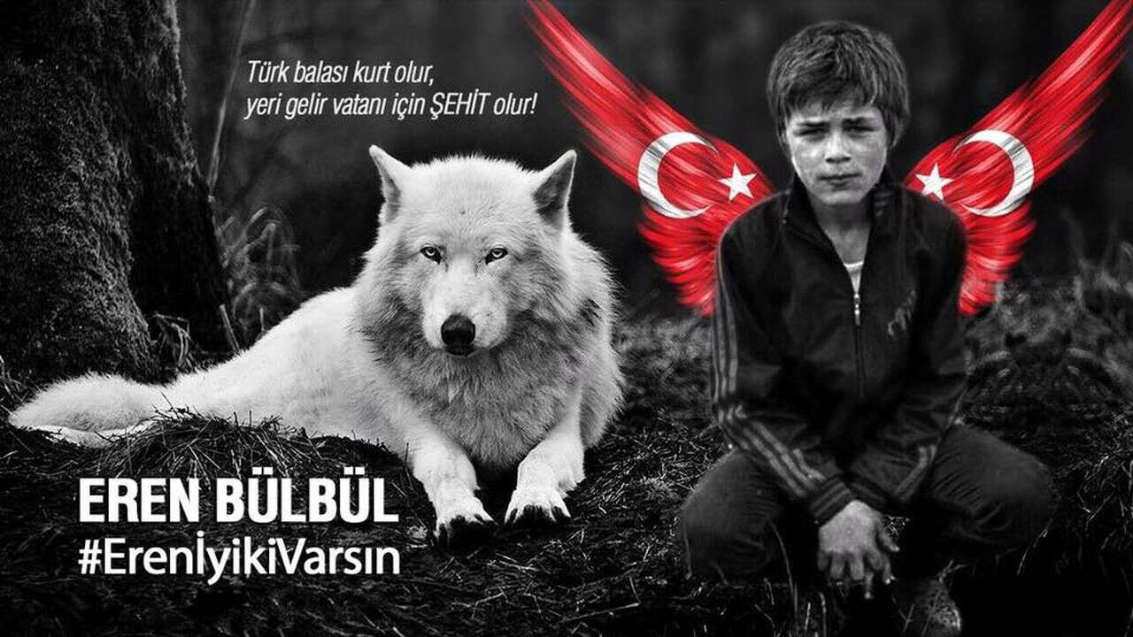 MHP, Eren Bülbül'ü şehadetinin yıl dönümünde andı: Türk balası kurt olur, yeri gelir vatanı için Şehit olur!
