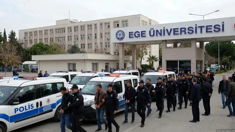 Ege Üniversitesi'ndeki usulsüzlük soruşturmasında 150 araç ve 49 taşınmaza el konuldu