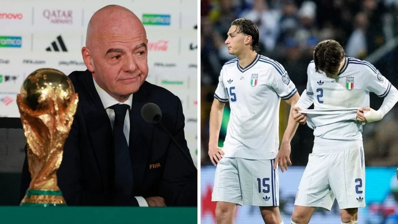 Infantino, 2026 Dünya Kupası'na katılamayan İtalya ile dalga geçti: '208 takıma kadar çıkıp bakarız'