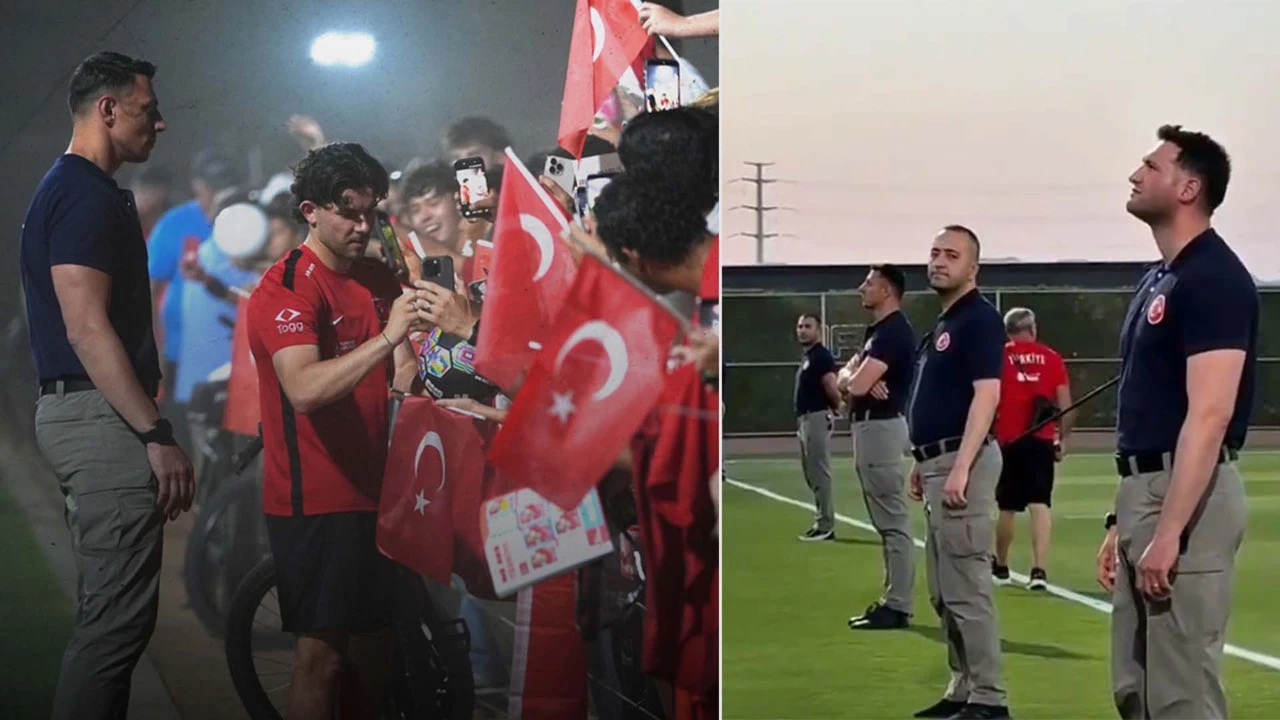 A Milli Takım'ı Dünya Kupası'nda Türk polisi koruyor