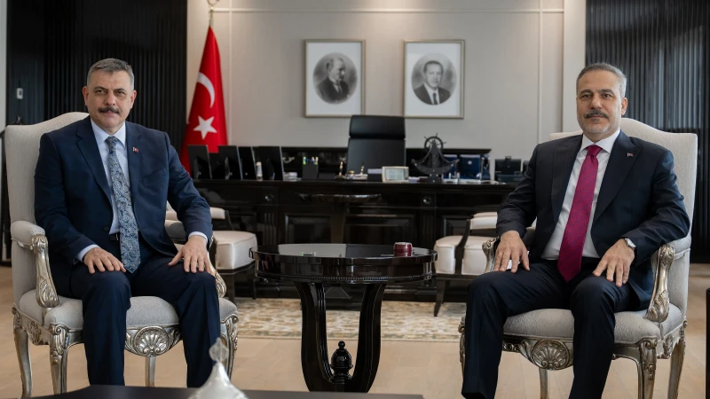 Dışişleri Bakanı Fidan, İçişleri Bakanı Çiftçi ile görüştü