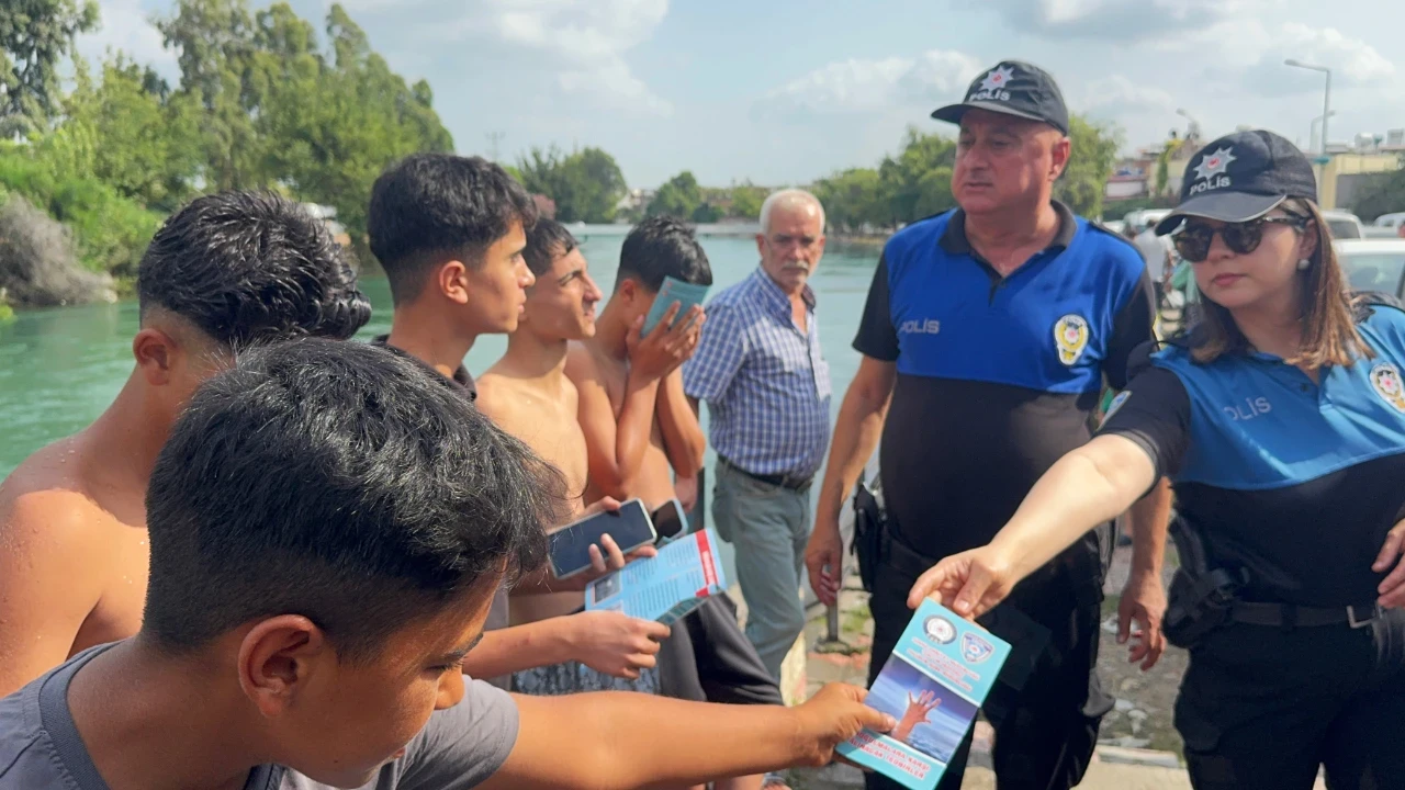 Sulama kanalına girenlere 3 bin 796 lira ceza
