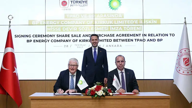 TPAO, BP'nin Kerkük merkezli şirketinin yüzde 15 hissesini satın aldı