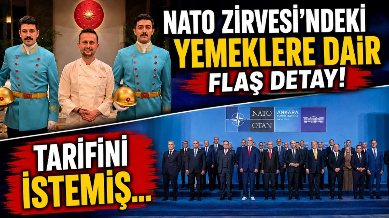 NATO Zirvesi’ndeki yemeklere dair flaş detay! Tarifini istemiş…