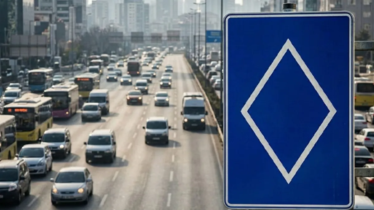 Yeni trafik tabelası sürücüleri şaşkına çevirdi!