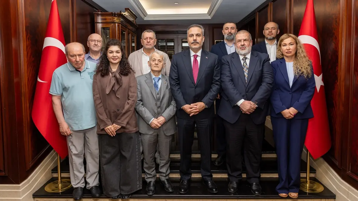 Bakan Fidan, Kiev'de Kırımoğlu ve Çubarov ile görüştü