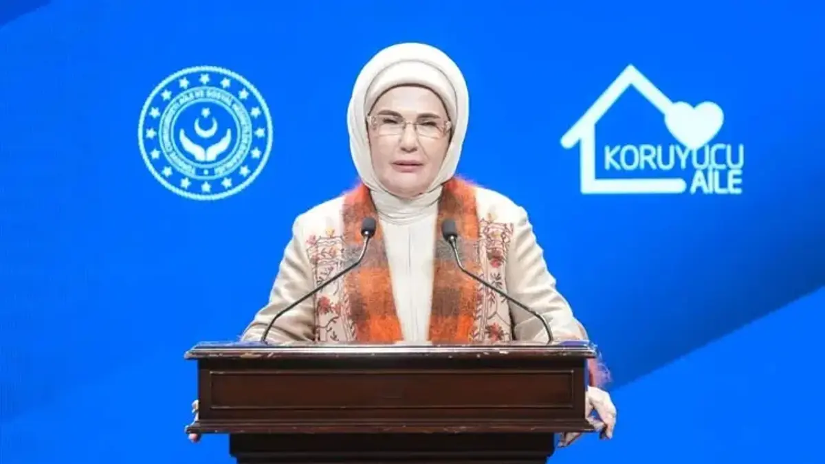 Emine Erdoğan, Gönül Elçileri Koruyucu Aile Vizyon Çalıştayı Kapanış Programında konuştu