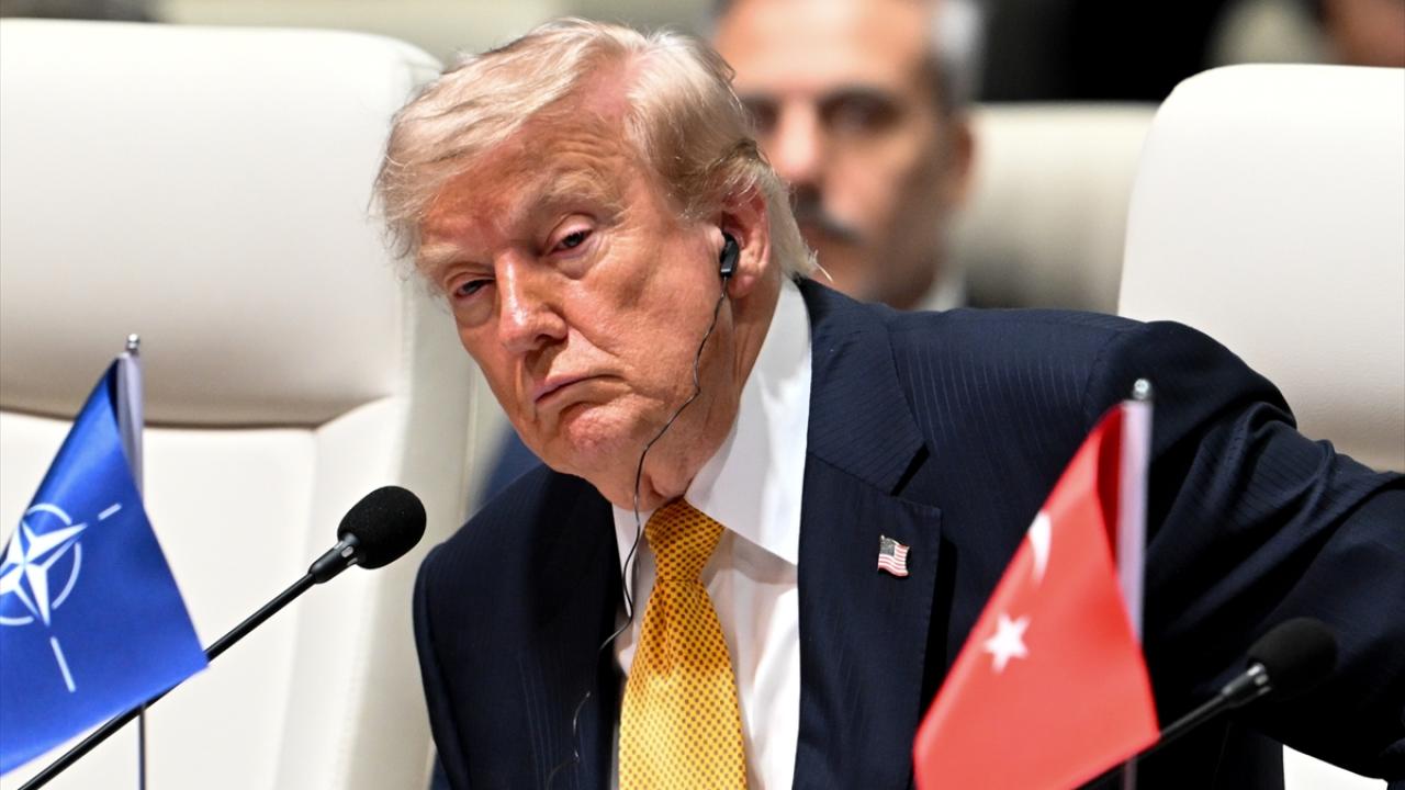 ABD Başkanı Donald Trump konuşuyor