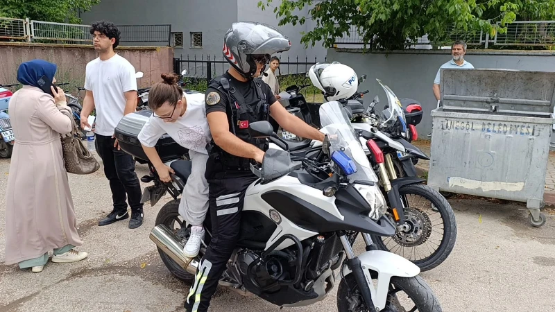 Yanlış sınav yerine giden adayı motosikletli trafik polisi yetiştirdi
