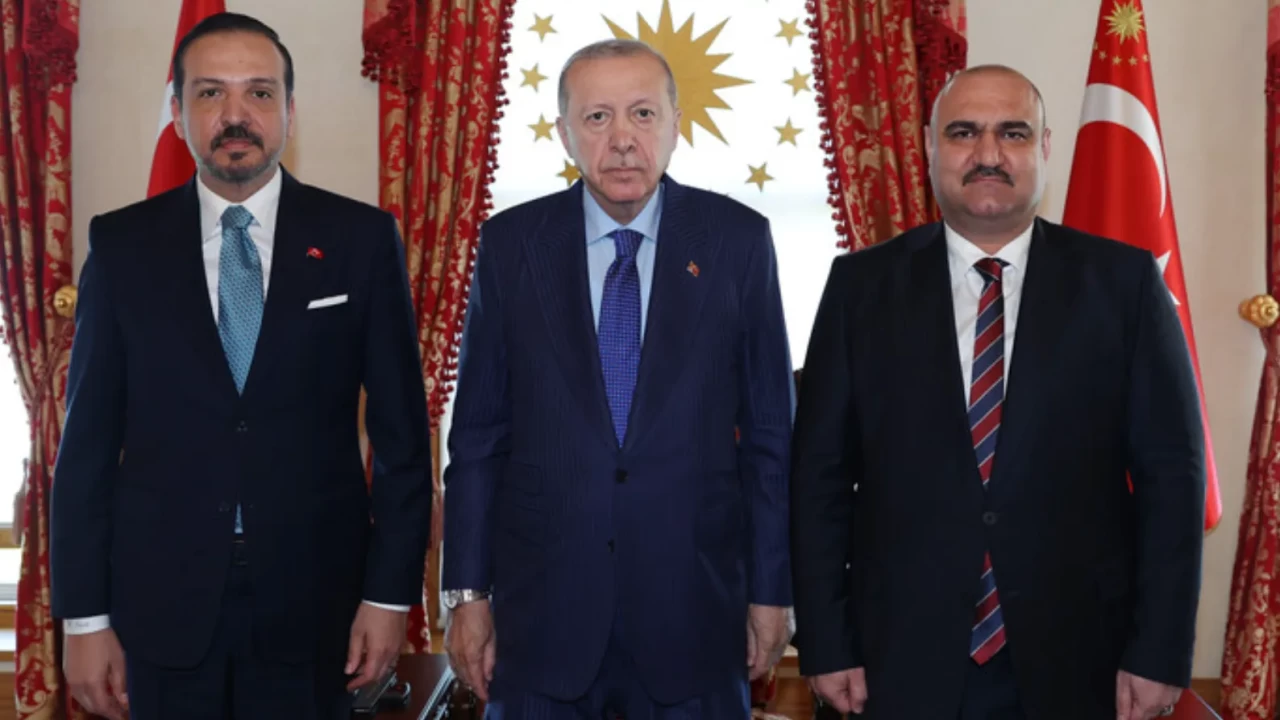 Cumhurbaşkanı Erdoğan, Kerkük Valisi Mehmet Seman Ağa'yı kabul etti