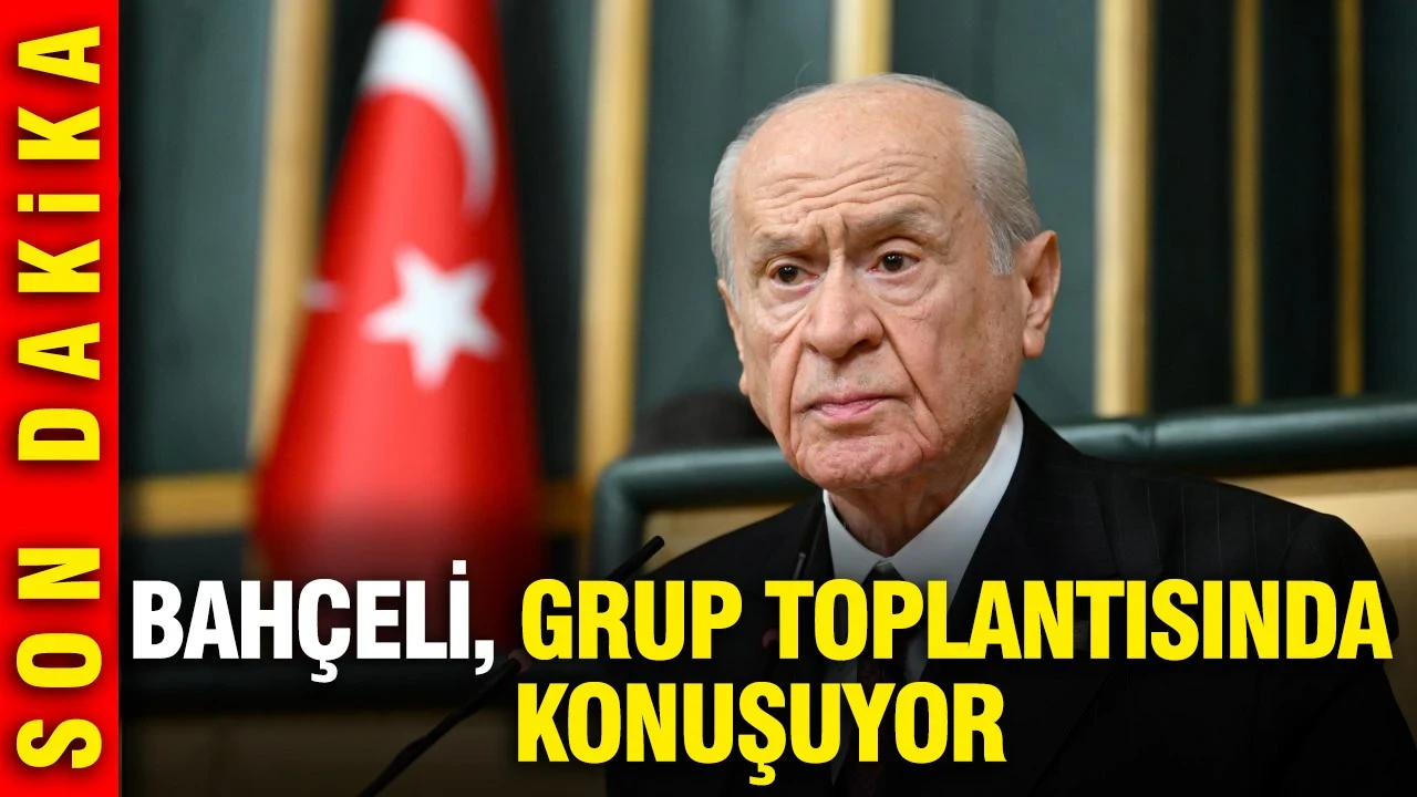 Devlet Bahçeli grup toplantısında konuşuyor