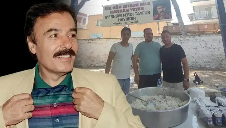 'Hatıran yeter' deyip Ferdi Tayfur'un anısına hayır yaptılar