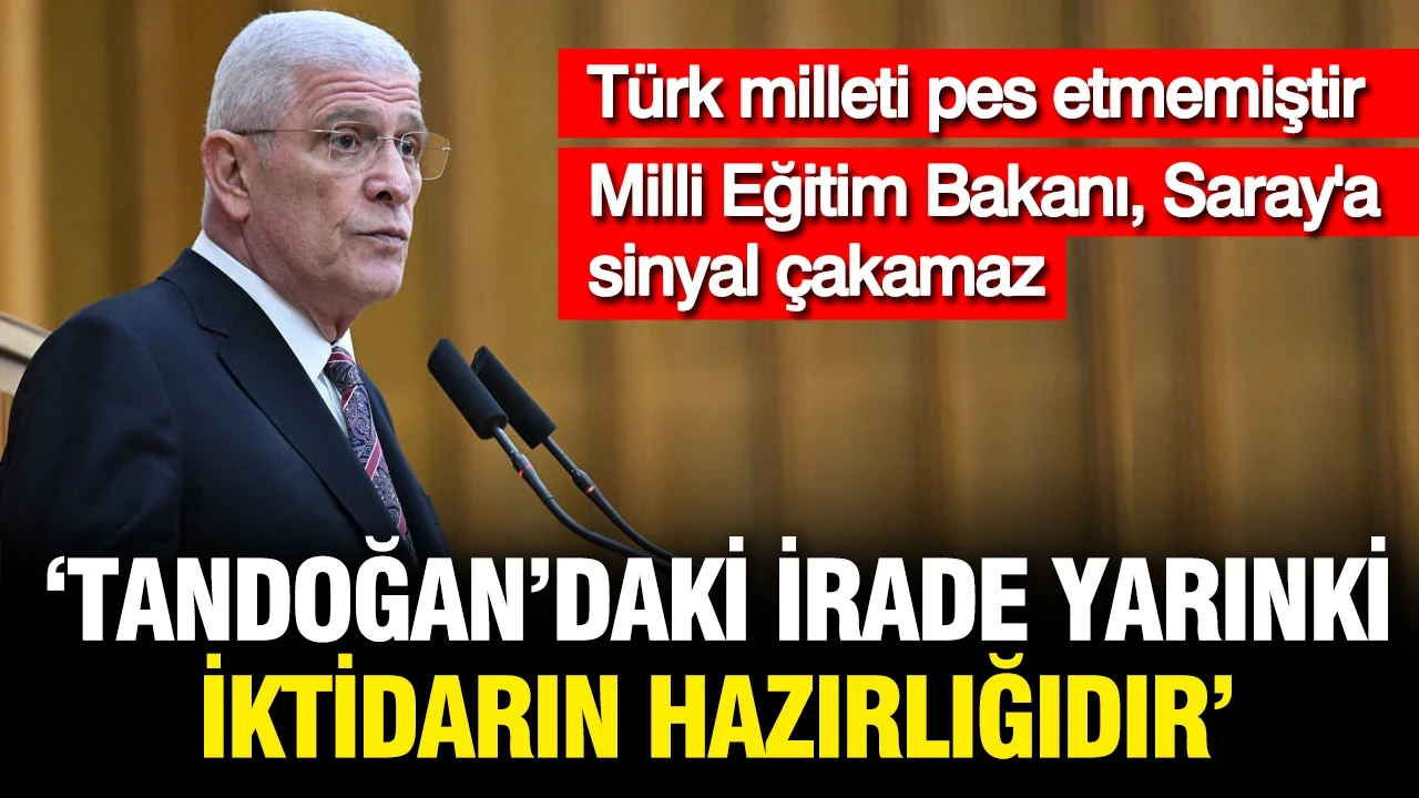 Dervişoğlu: Tandoğan'daki irade yarının iktidar hazırlığıdır