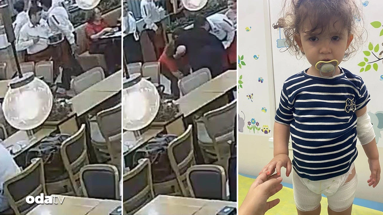 İskender'e tereyağ şovu: 2 yaşındaki bebeğe döküldü