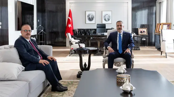 Dışişleri Bakanı Hakan Fidan, Ankara Valisi Canbolat ile görüştü