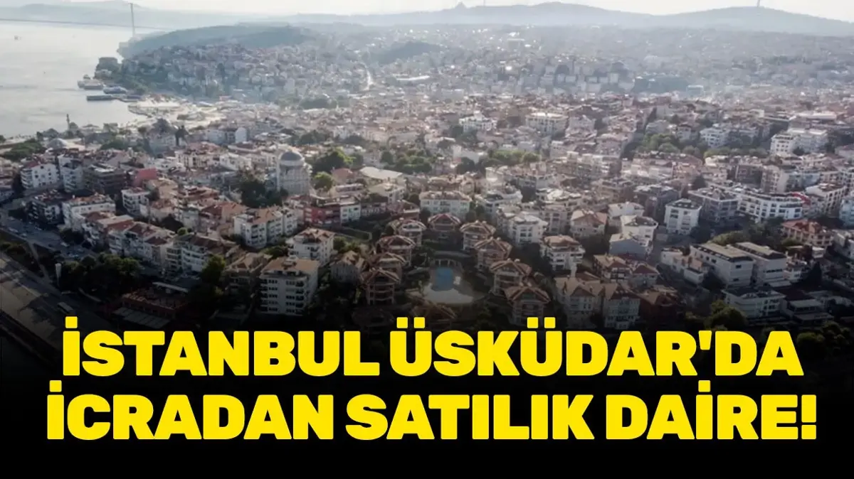 İstanbul Üsküdar'da icradan satılık daire!