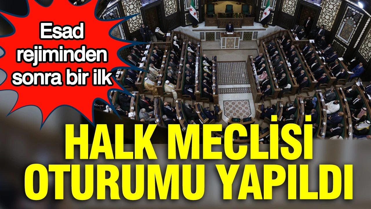 Esad rejiminden sonra bir ilk: Halk Meclisi oturumu yapıldı